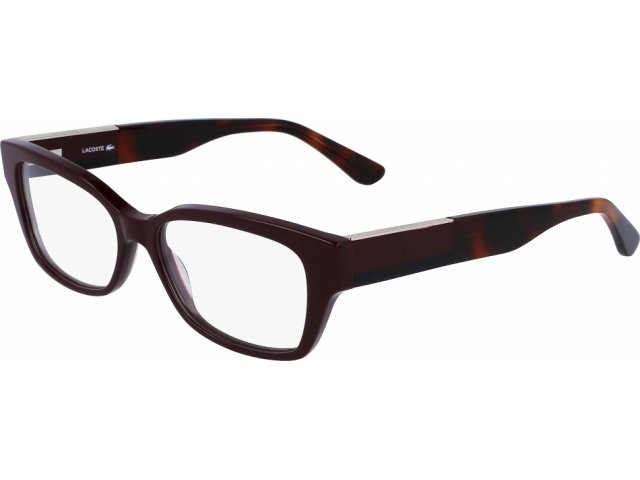 LACOSTE L2907 603,  DARK RED, CLEAR