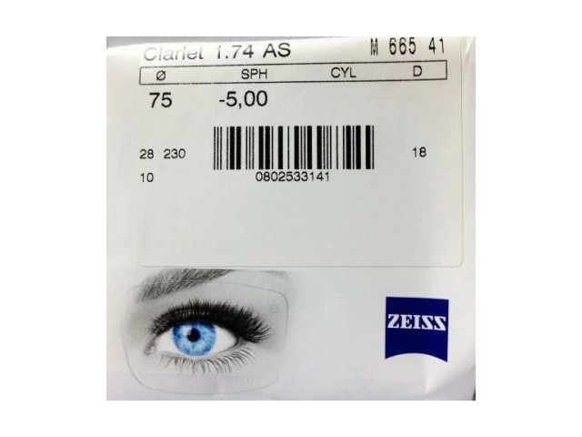 Zeiss Single Vision AS 1.74 DVP ()