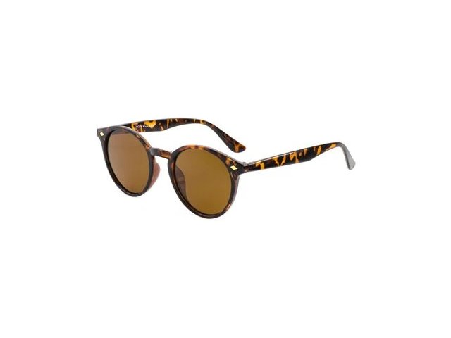 TROPICAL TIME FOR A NAPA PLZD TORT,  POLARIZED SOLID BROWN