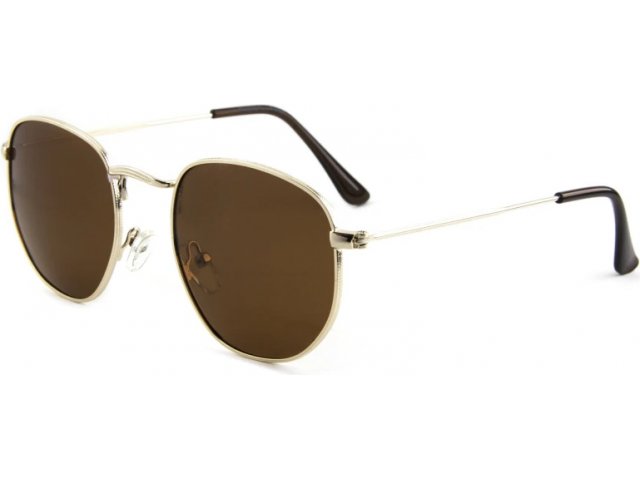 TROPICAL KENZIE PLZD GOLD,  SHINY GOLD-CRYSTAL BROWN, POLARIZED SOLID BROWN