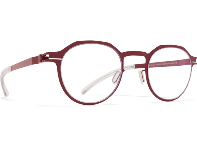 MYKITA ARMSTRONG 412,  CRANBERRY, CLEAR