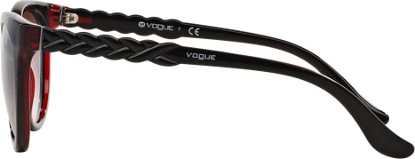 Солнцезащитные очки Vogue VO2915S 231214 Top Brown/transparent Red