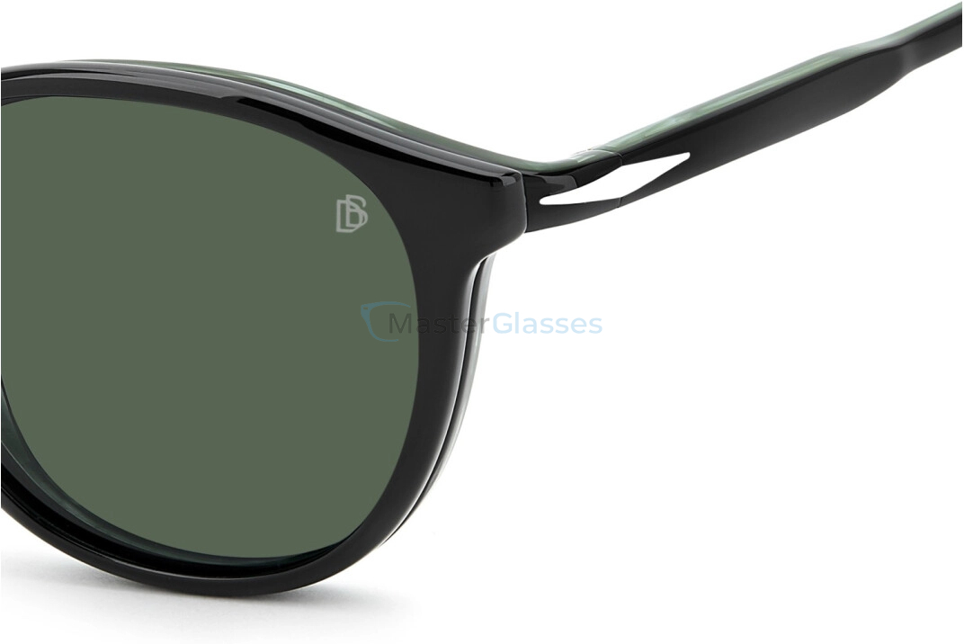 Оправа с солнцезащитным клипоном DAVID BECKHAM DB 1018/C R2H Black Striped Green