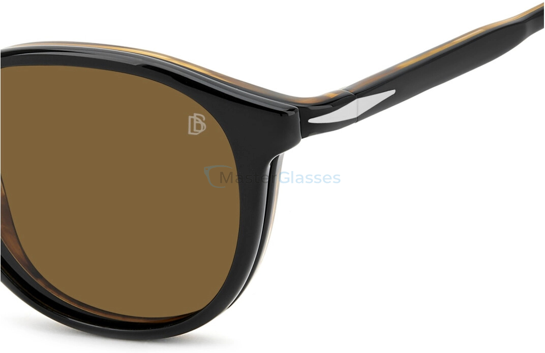Оправа с солнцезащитным клипоном DAVID BECKHAM DB 1018/C 05K Black Striped Brown