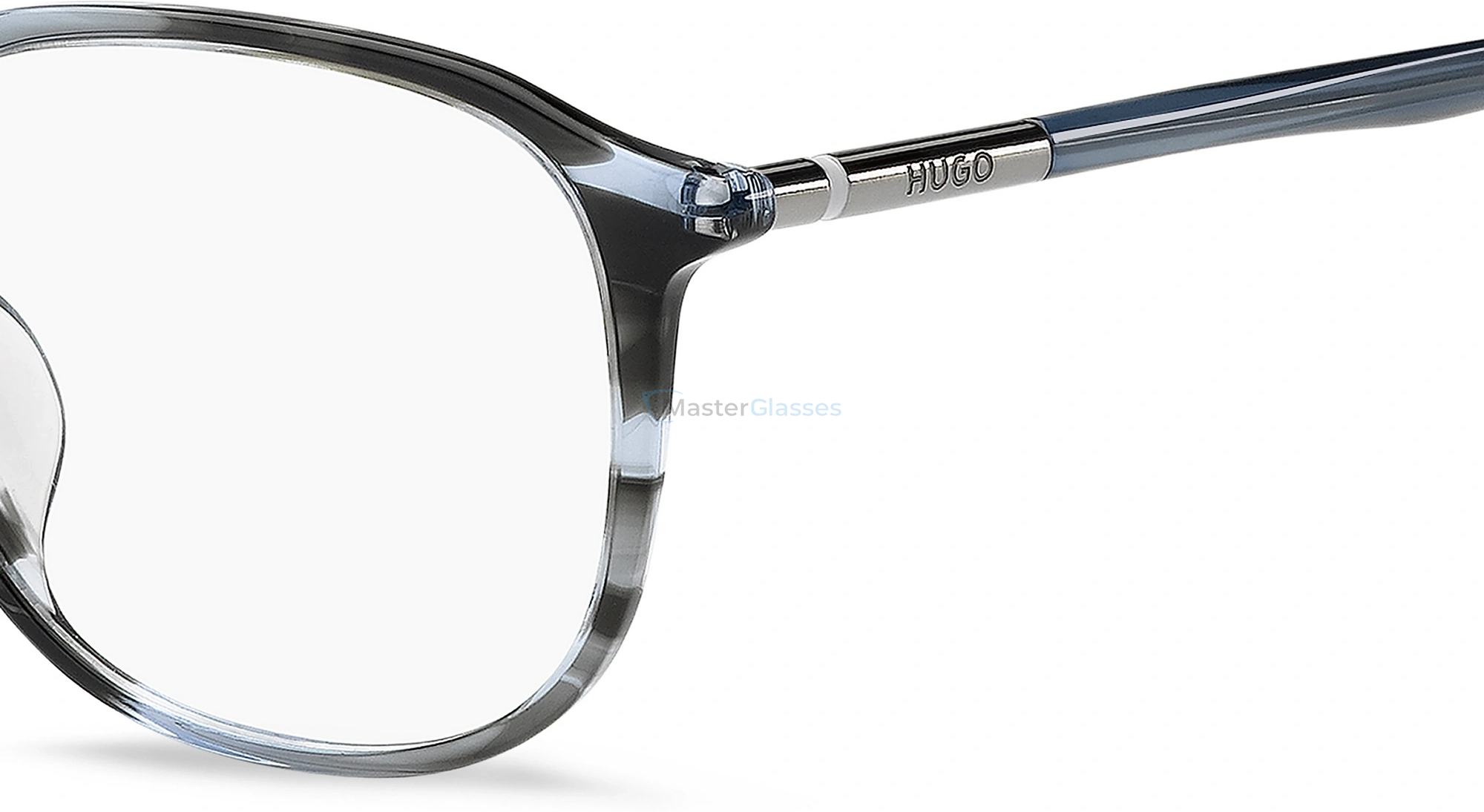 HUGO HG 1378/G 3RA Grey Striped Blue