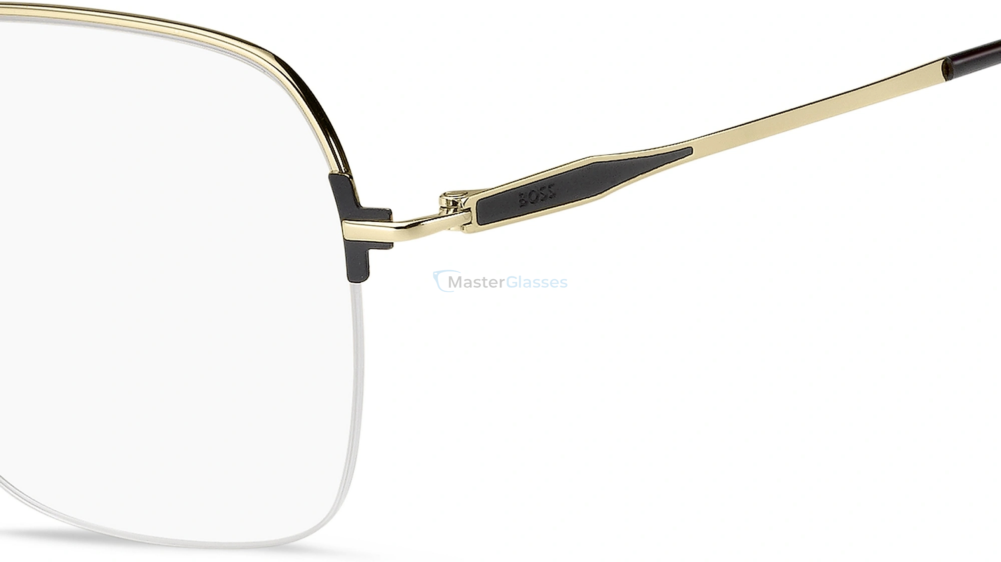  HUGO BOSS 1868 I46 Matte Black Gold