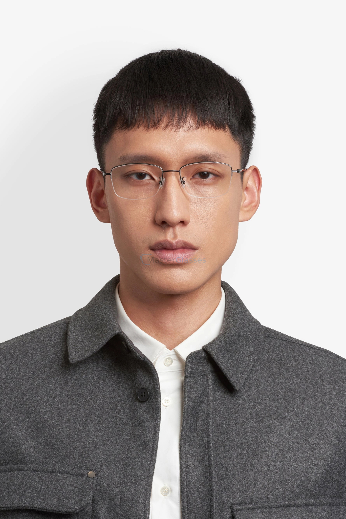  HUGO BOSS 1877/F KJ1 Dark Ruthenium