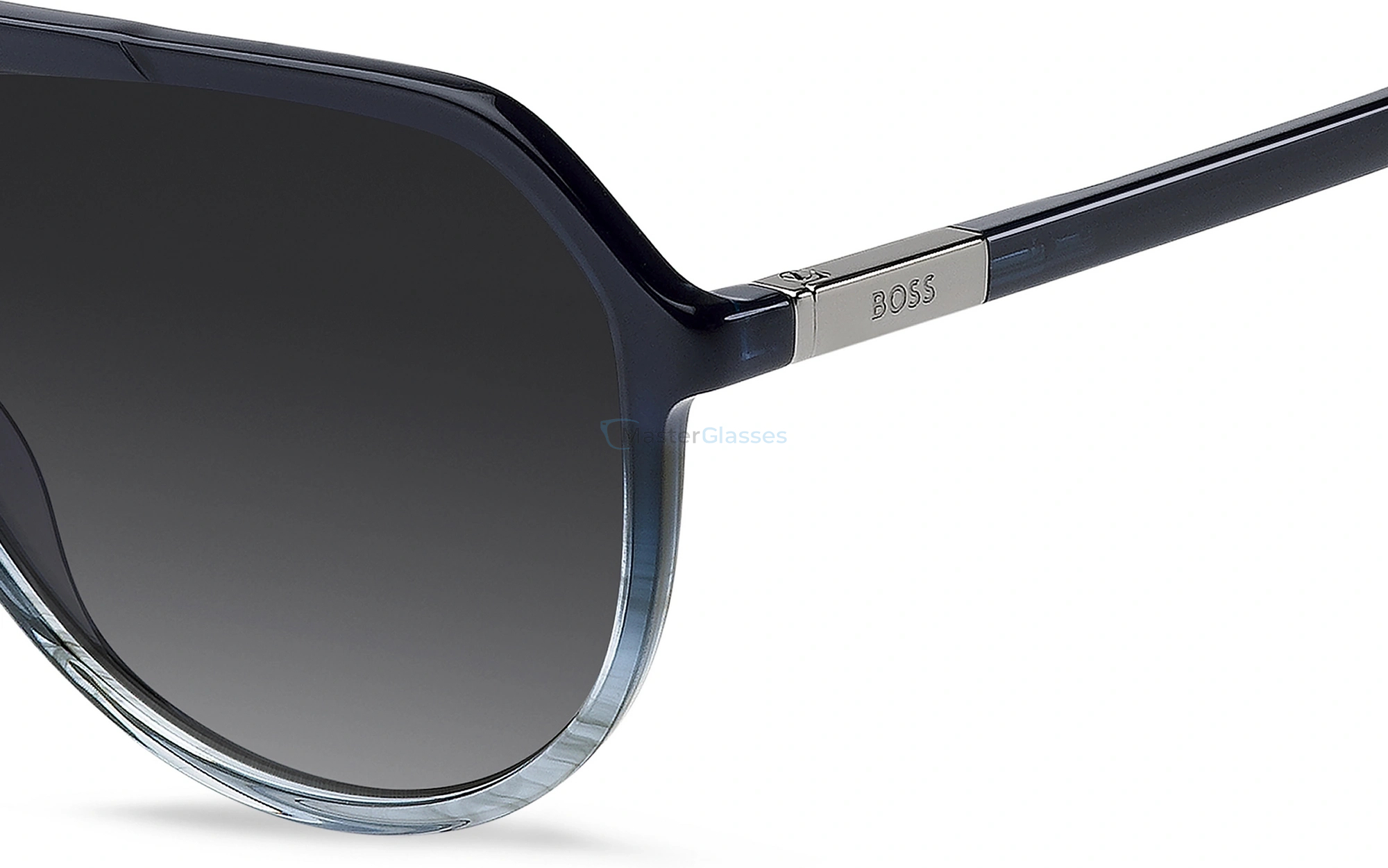   HUGO BOSS 1831/S 38I Blue Horn