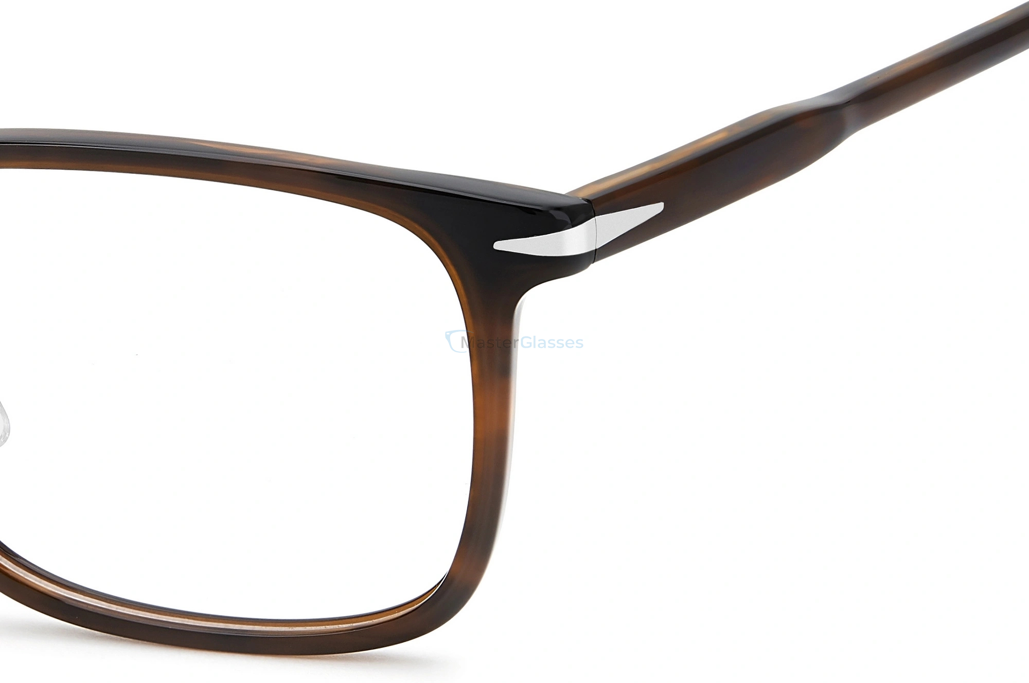  DAVID BECKHAM DB 1211/G 6C5 Brown Horn Ruthenium