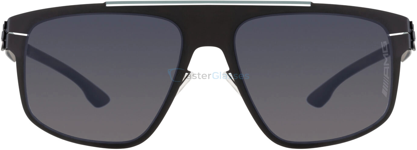 Солнцезащитные очки Ic! Berlin IA AMG 11 VENICE GREEN BRIDGE-BLACK/VENICE GREEN POP-BLACK 60