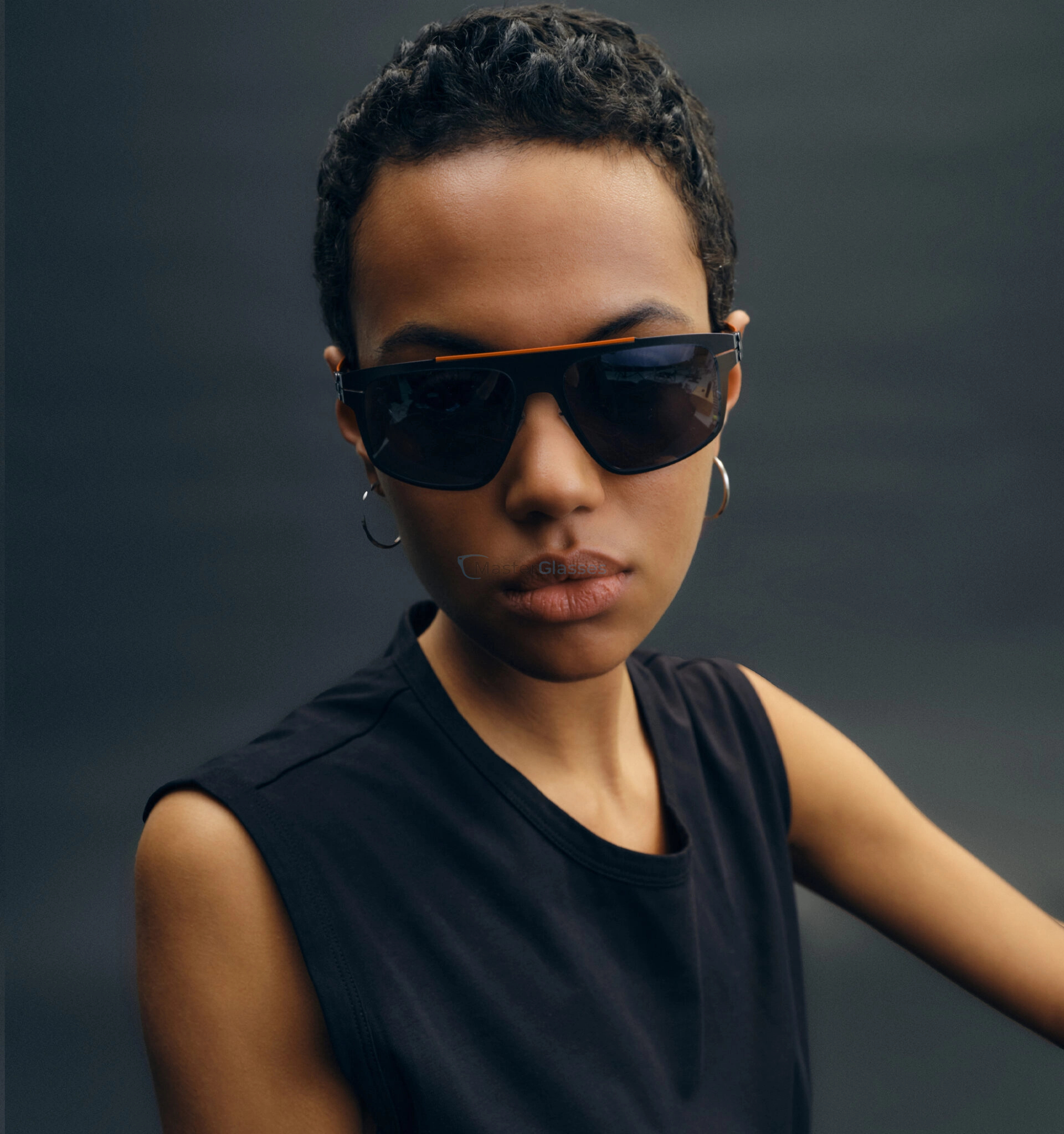 Солнцезащитные очки Ic! Berlin IA AMG 11 ORANGE/AUBERGINE 60