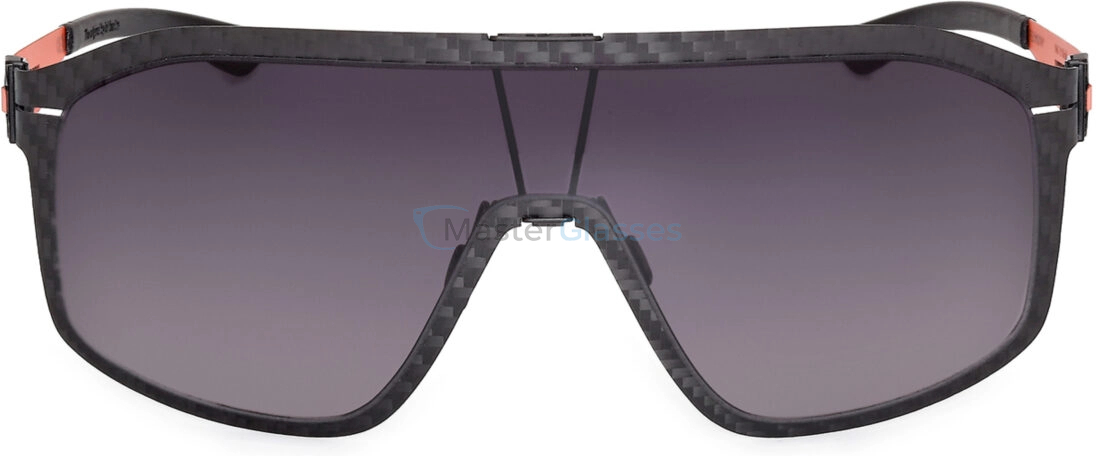 Солнцезащитные очки Ic! Berlin IA AMG 19 SHIELD TWILL NIGHT 45/GUN-METAL?-ORANGE? 00