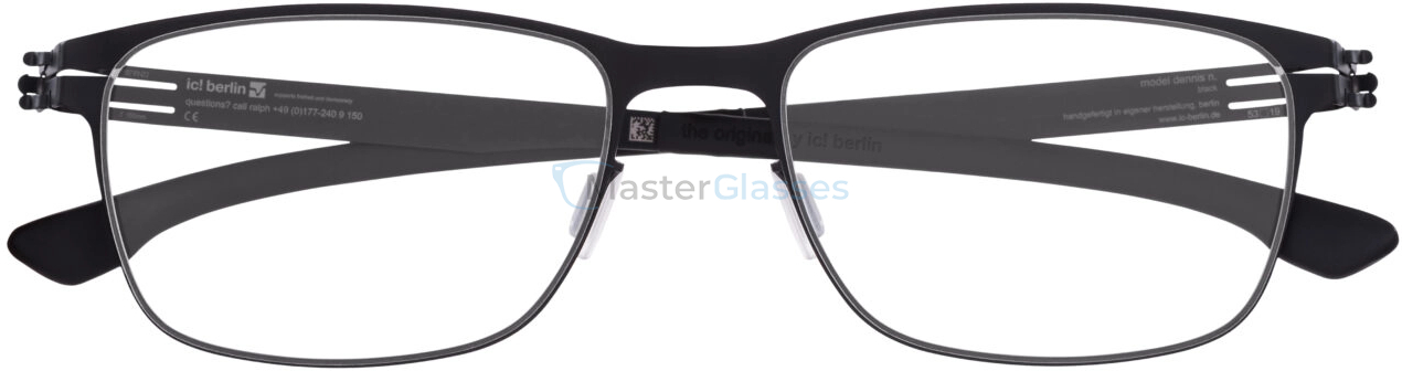 Оправа Ic! Berlin IC DENNIS N. LARGE BLACK 56