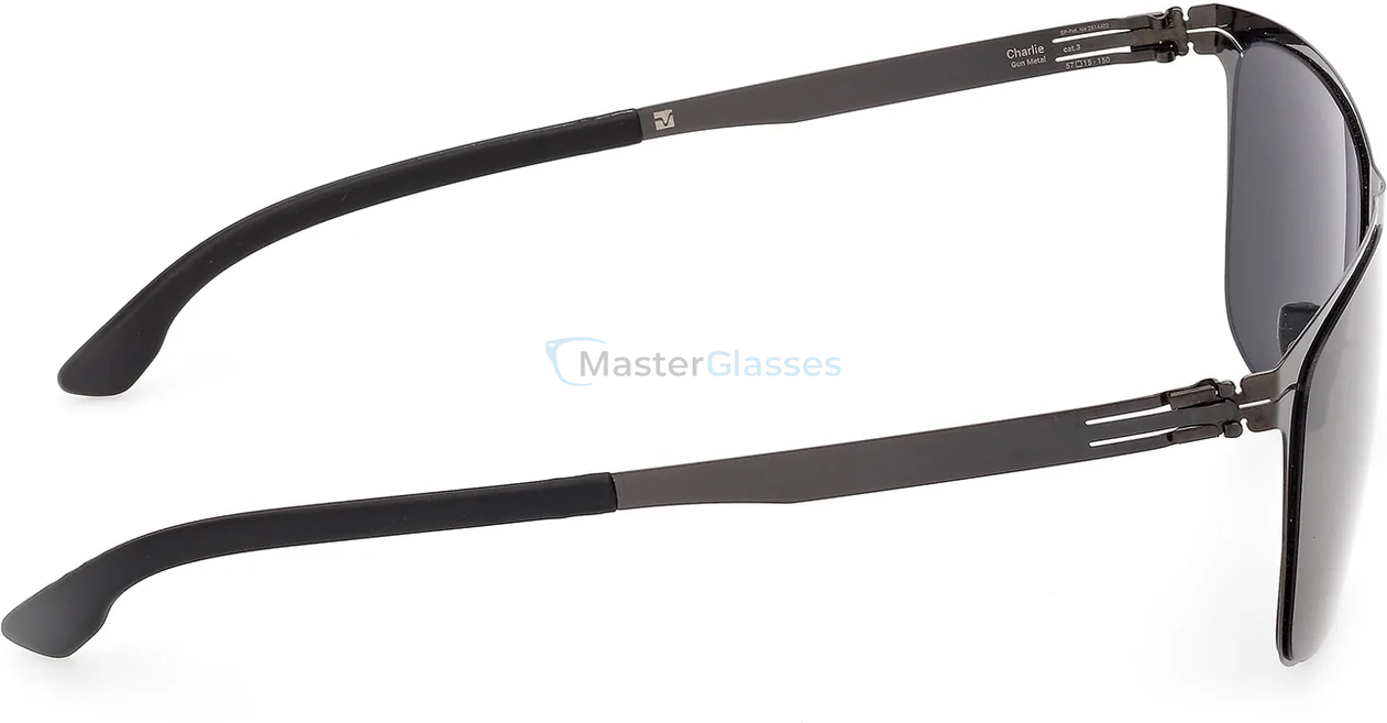 Солнцезащитные очки Ic! Berlin IC CHARLIE GUN-METAL/BLACK 57