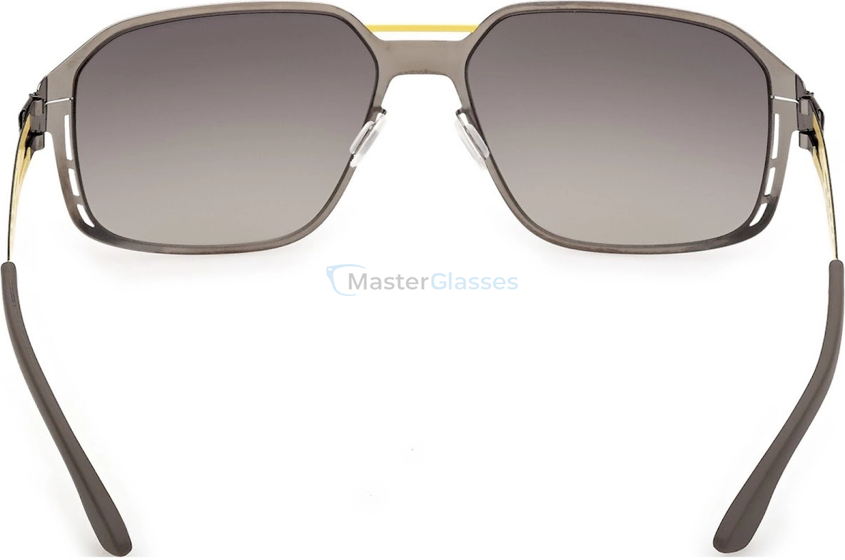 Солнцезащитные очки Ic! Berlin IA AMG 17 YELLOW BRIDGE-SHINY GRAPHITE/SHINY GRAPHITE-YELLOW 60