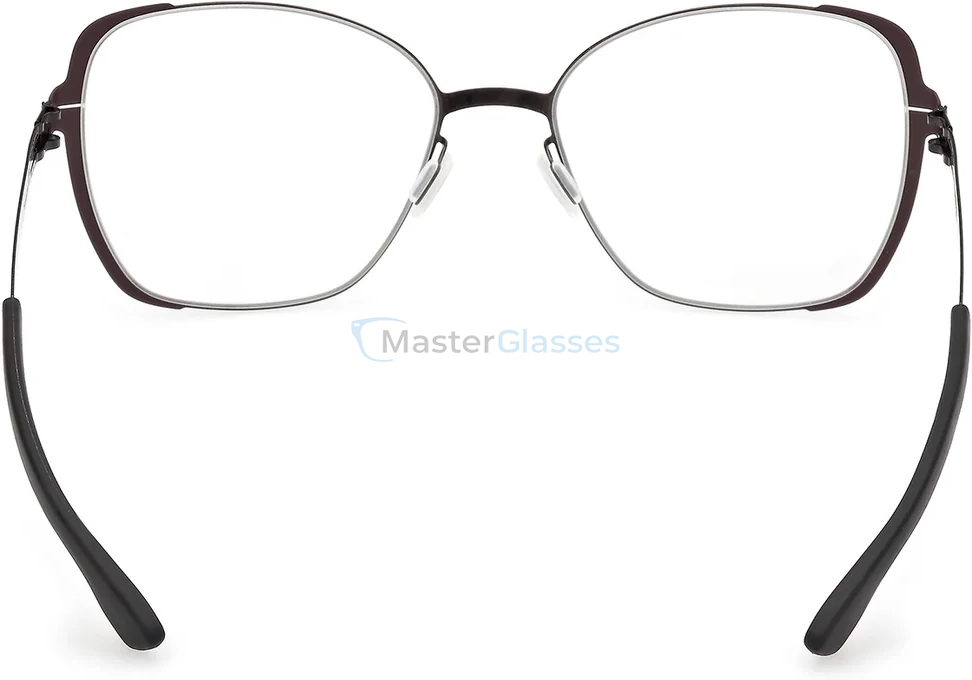 Оправа Ic! Berlin IC IRINE BORDEAUX SIDES-GUN-METAL/BLACK 55