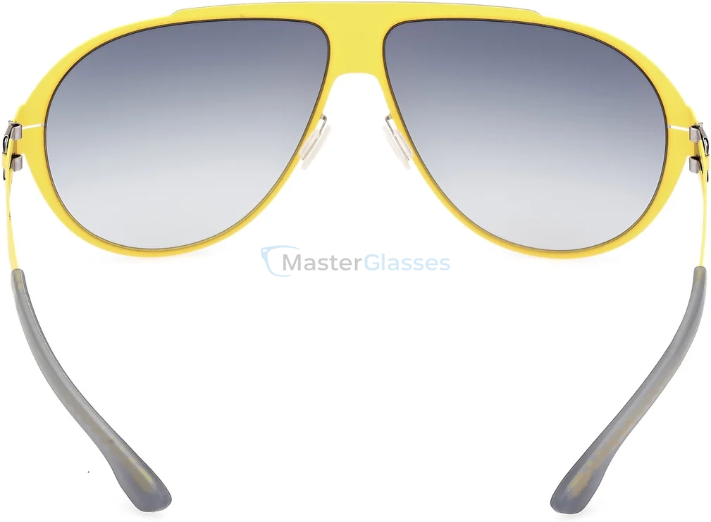 Солнцезащитные очки Ic! Berlin IC CARSON ACID YELLOW-PEARL MESH/GREY 64