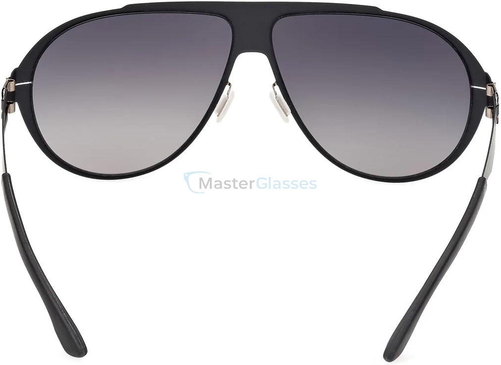 Солнцезащитные очки Ic! Berlin IC CARSON BLACK MATT-BRONZE MESH/BLACK TO GREY 64