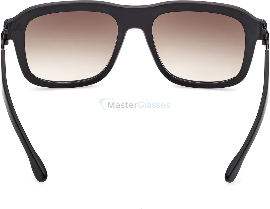 Солнцезащитные очки Ic! Berlin IC RUFUS BLACK ROUGH/BLACK MATT 55