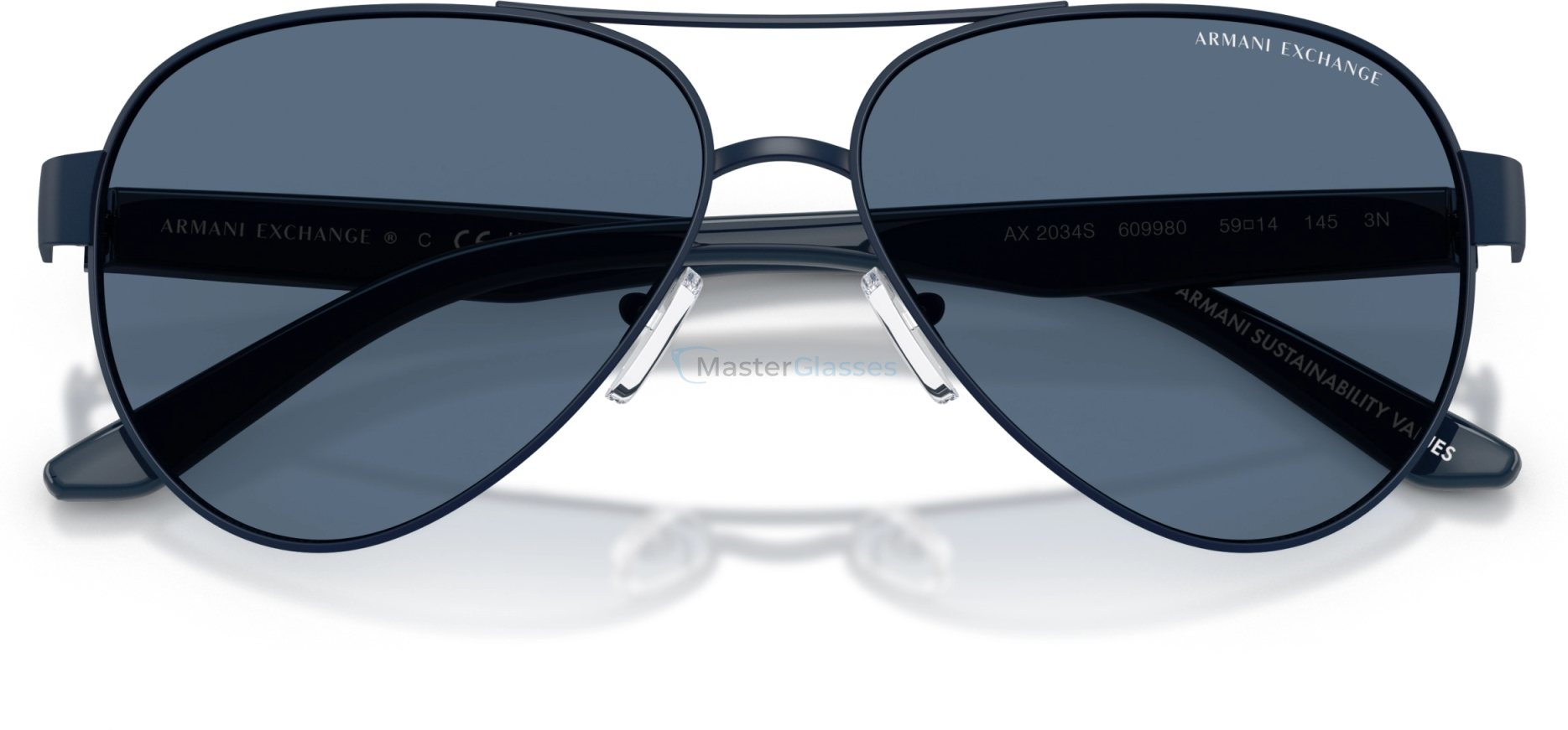Солнцезащитные очки Armani Exchange AX2034S 609980 Blue