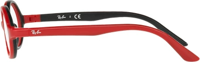  Ray-Ban RY1545 3705 Red On Rubber Black
