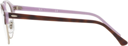  Ray-Ban Clubround RX4246V 5240 Top Havana On Opal Violet