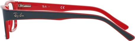  Ray-Ban RX5268 5180 Top Grey On Red