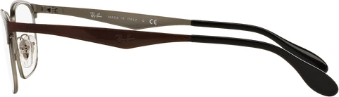  Ray-Ban RX6361 2862 Top Shiny Brown On Gunmetal