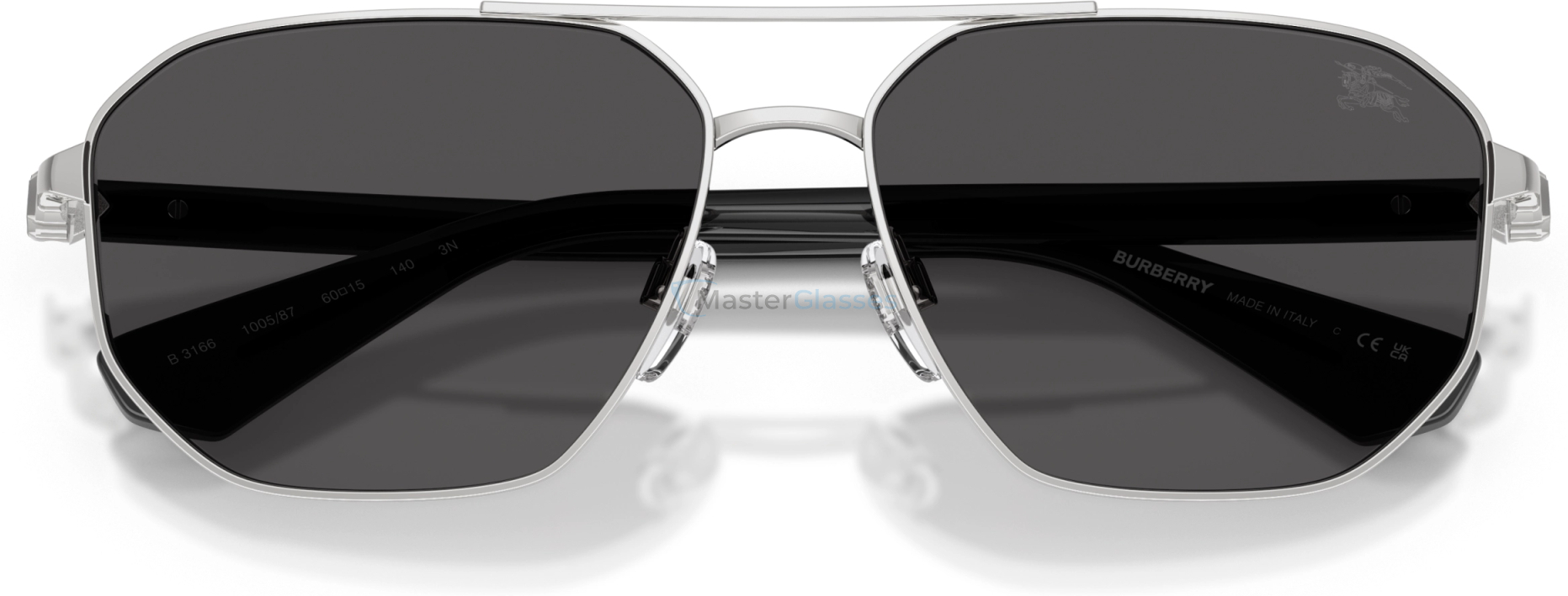 Солнцезащитные очки Burberry BE3166 100587 Silver