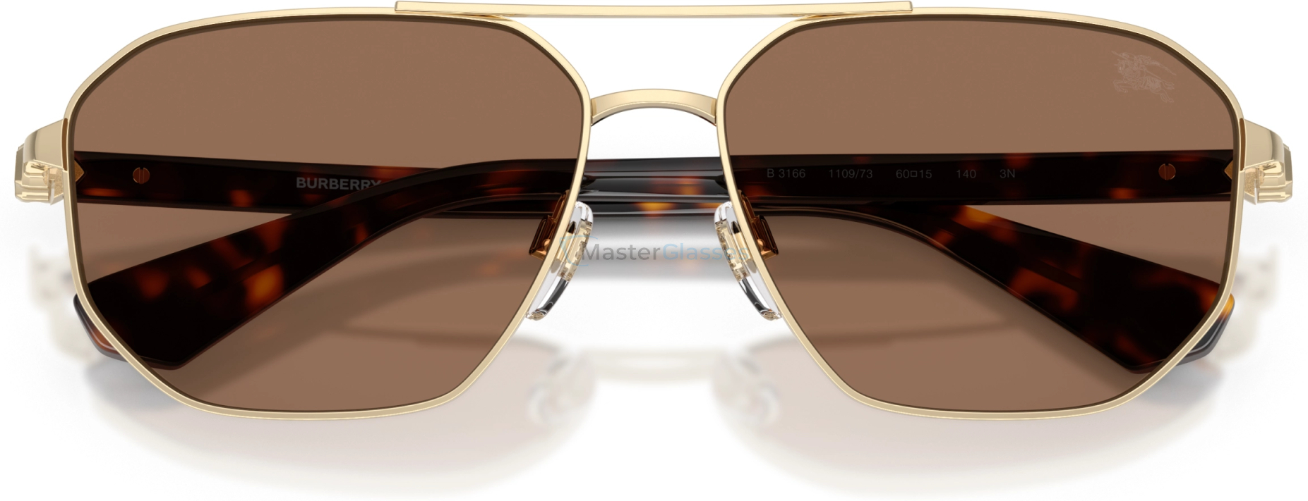 Солнцезащитные очки Burberry BE3166 110973 Gold