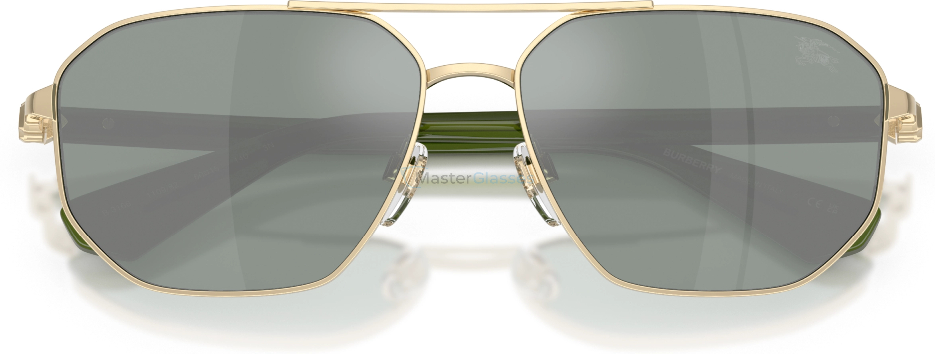 Солнцезащитные очки Burberry BE3166 110982 Gold