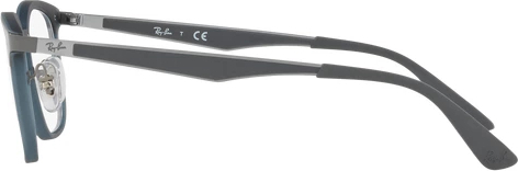  Ray-Ban RX7117 5679 Matte Trasparent Grey/blu