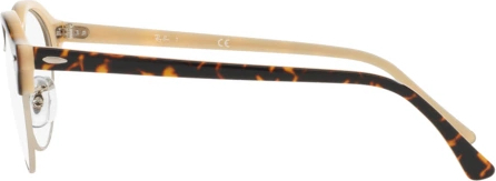  Ray-Ban Clubround RX4246V 5239 Top Havana On Opal Peach