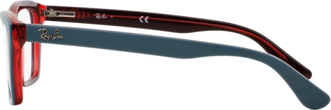  Ray-Ban RX5316 5388 Top Matte Oil On Trasp Red