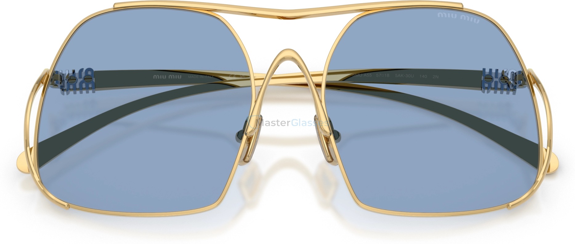 Солнцезащитные очки Miu Miu MU A55S 5AK30U Gold