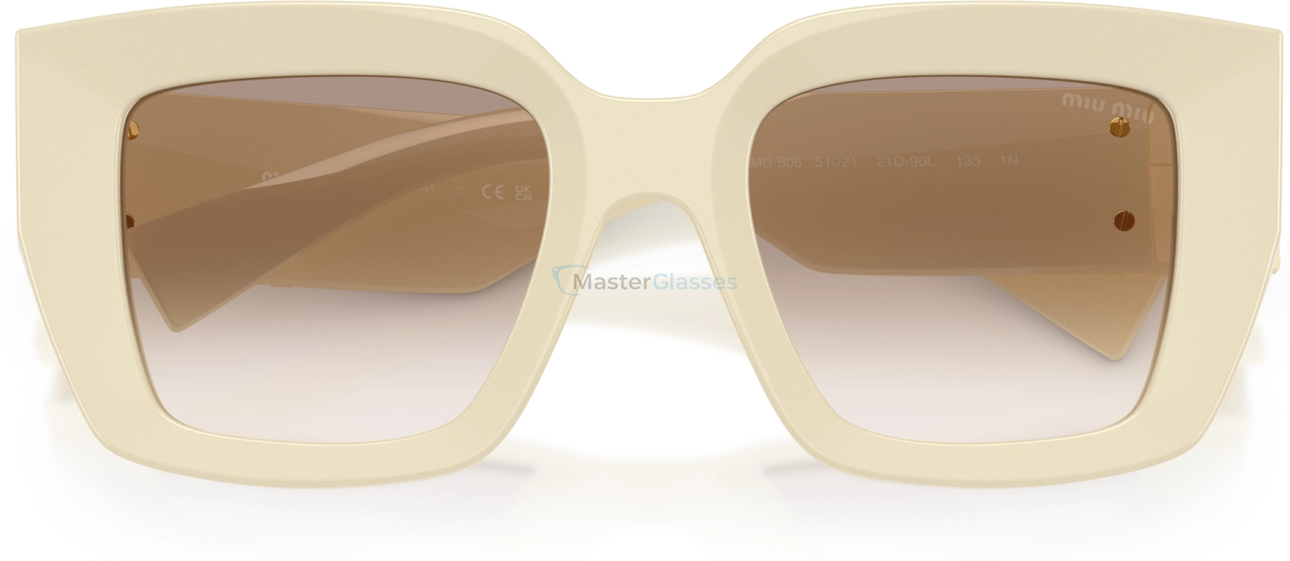 Солнцезащитные очки Miu Miu MU B05S 21D90L White