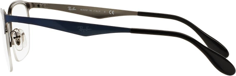  Ray-Ban RX6360 2863 Top Shiny Blue On Gunmetal