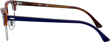  Ray-Ban Clubmaster RX5154 5910 Top Blue On Havana Red