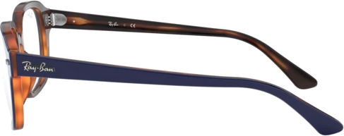  Ray-Ban RX5382 5910 Top Blue On Havana Red