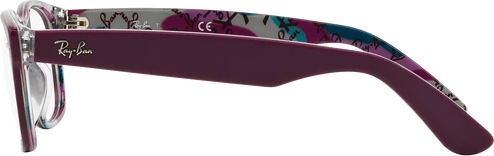  Ray-Ban New Wayfarer RX5184 5408 Top Mat Violet On Tex Camuflag