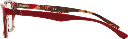 Ray-Ban RX5228 5406 Top Matte Red On Text Camuflag