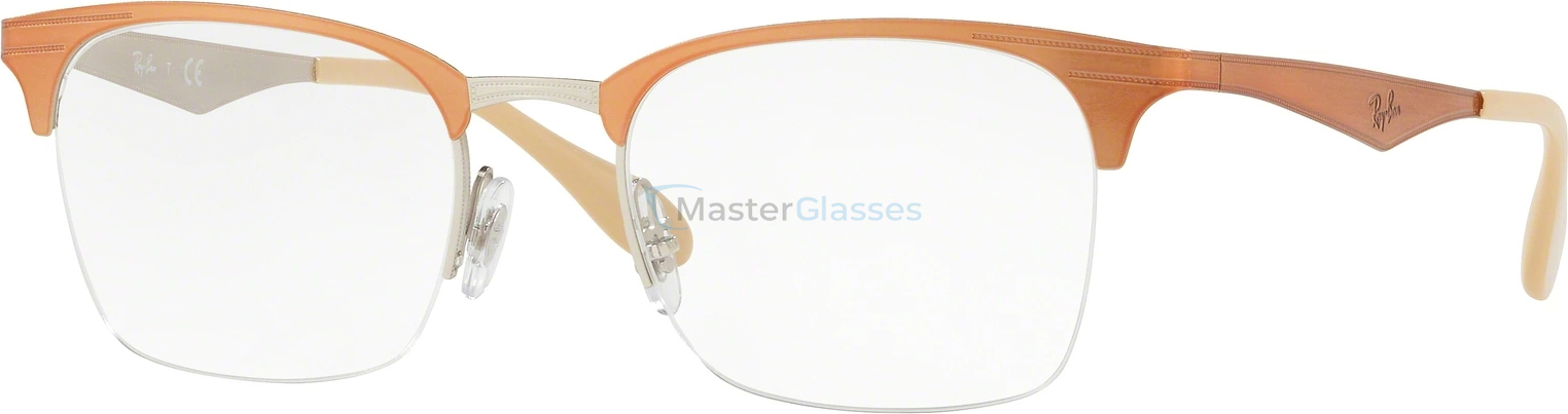  Ray-Ban RX6360 2920 Silver Top Light Brown