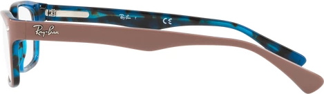  Ray-Ban RX5150 5715 Top Light Brown On Havana Blue
