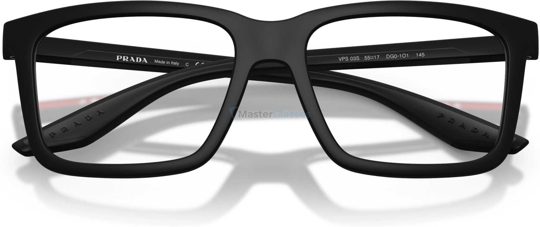  Prada Linea Rossa PS 03SV DG01O1 Black