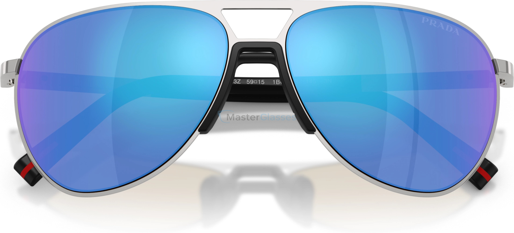   Prada Linea Rossa PS 53ZS 1BC08R Silver