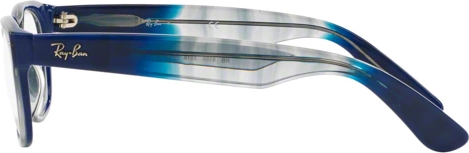  Ray-Ban New Wayfarer RX5184 5516 Gradient Grey On Blue