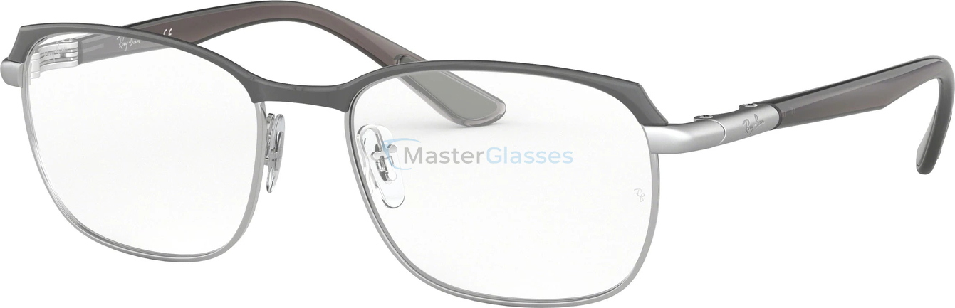  Ray-Ban RX6420 2976 Silver Top On Grey