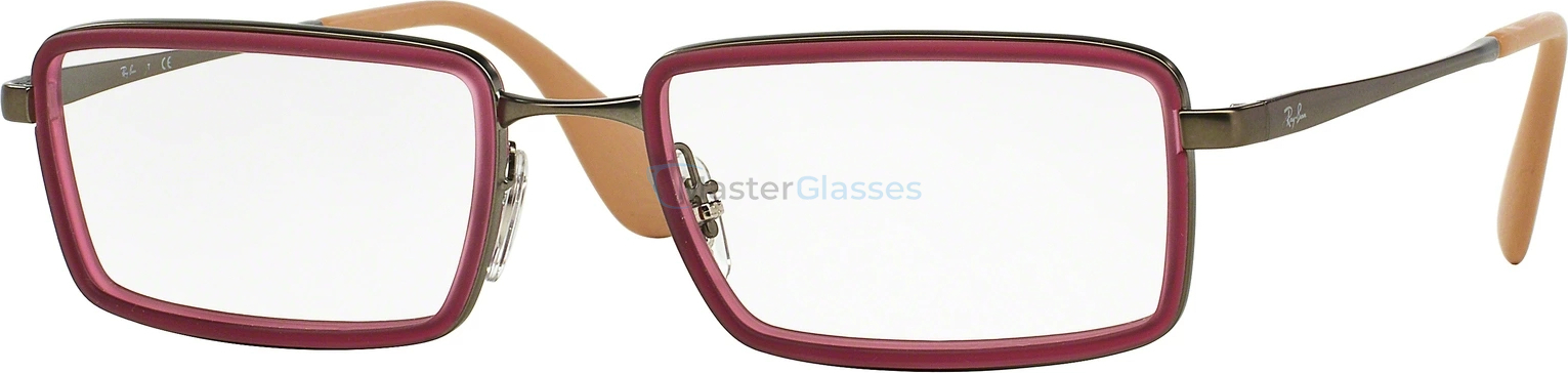  Ray-Ban RX6337 2857 Rubber Fuxia