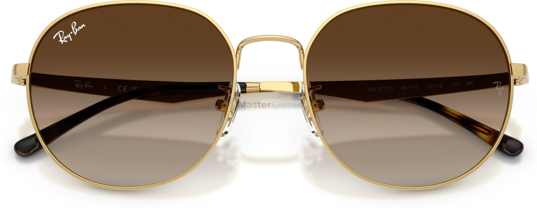 Солнцезащитные очки Ray-Ban RB3727D 001/13 Gold