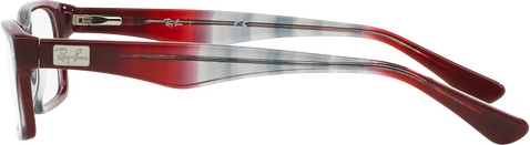  Ray-Ban RX5206 5517 Gradient Grey On Bordo& 039;